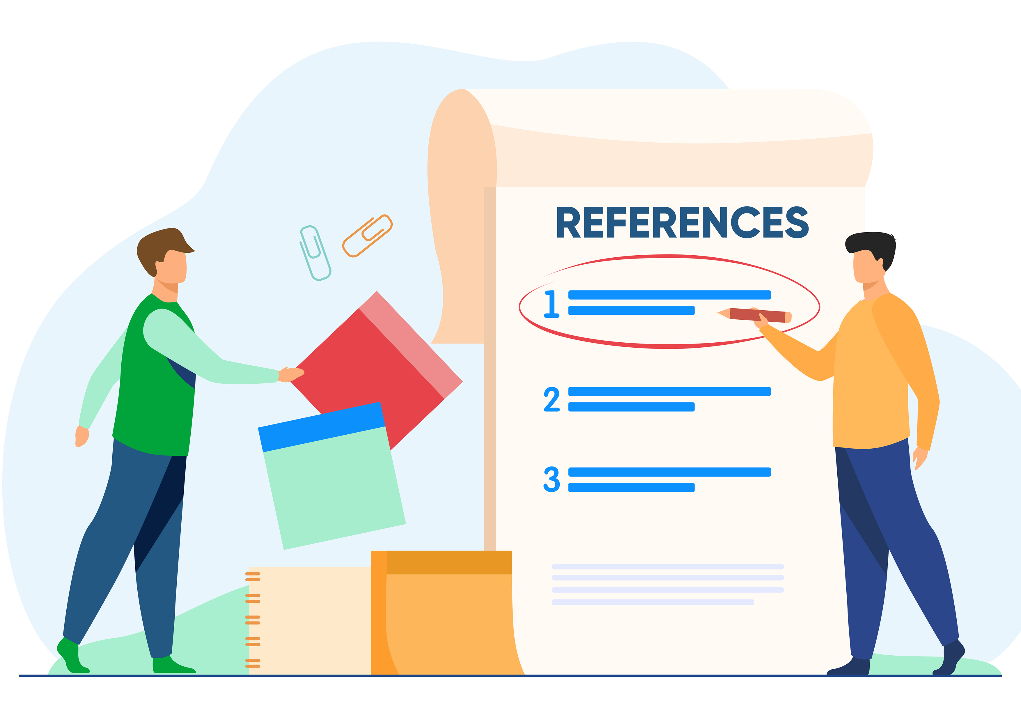 how to edit and proofread references.
